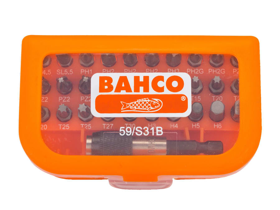 Bahco 59S31B 31 Piece 1/4" Bit Set