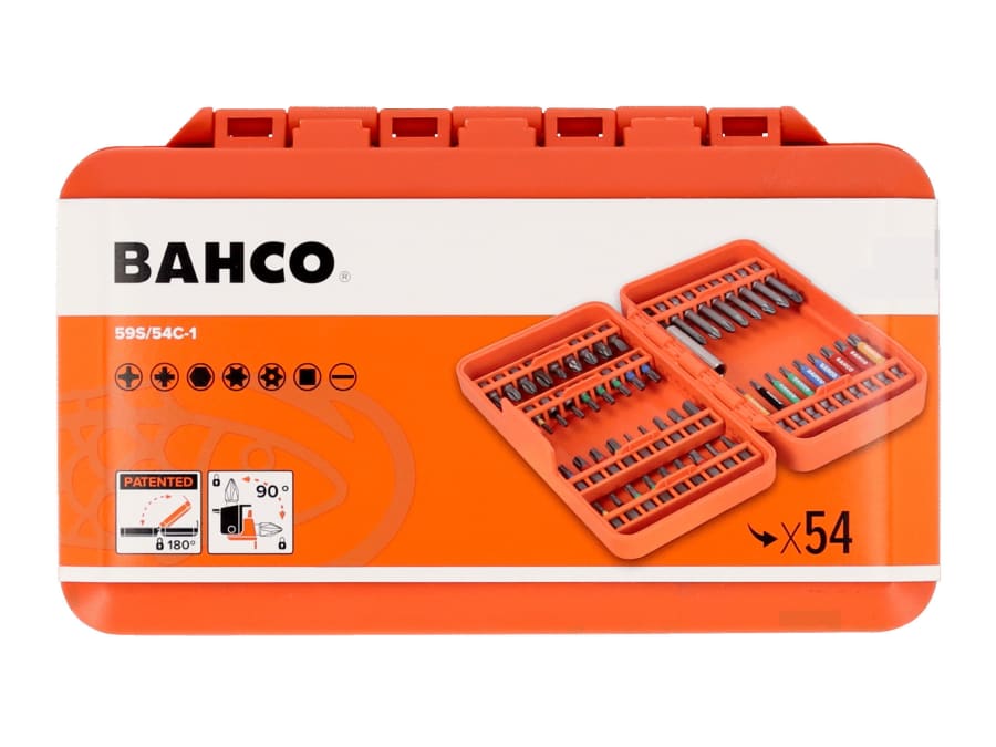Bahco 59S54C1 54 Piece Standard Bit Set