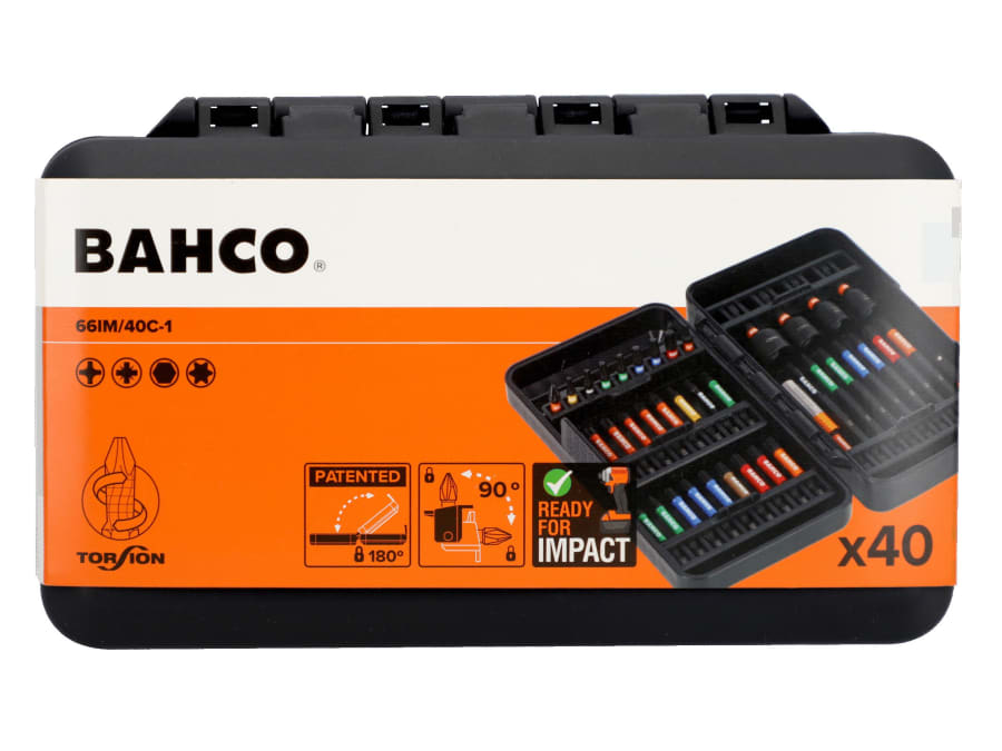 Bahco 66IM40C1 40 Piece Impact Bit Set