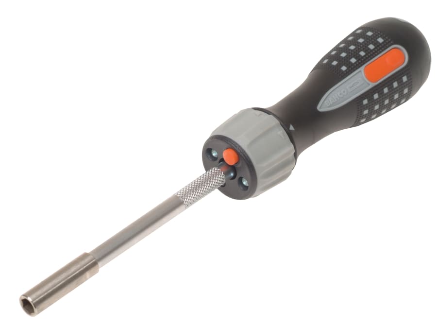 Bahco 808050L LED Ratchet Screwdriver with 6 Bits
