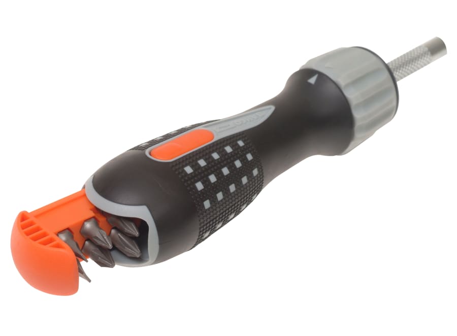 Bahco 808050L LED Ratchet Screwdriver with 6 Bits