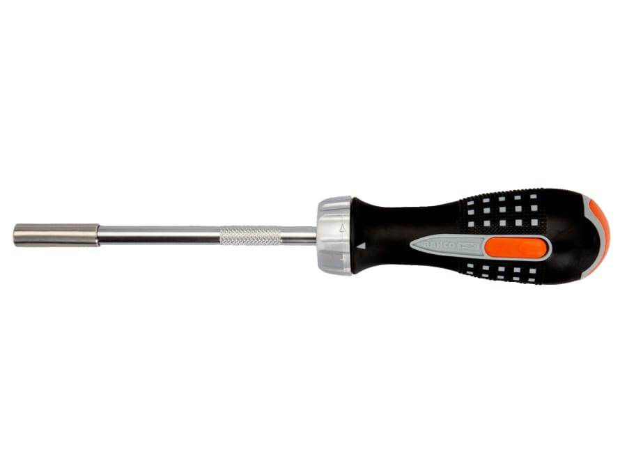 Bahco 808050 Ratchet Screwdriver with 6 Bits