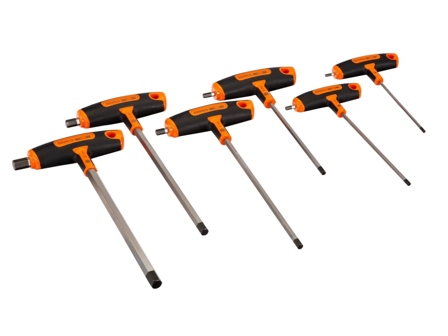 Bahco 903T1 T-Handle Hex Screwdriver Set 6 Piece