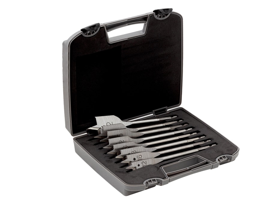 Bahco 9629SET8 8 Piece Flat Drill Bit Set for Wood
