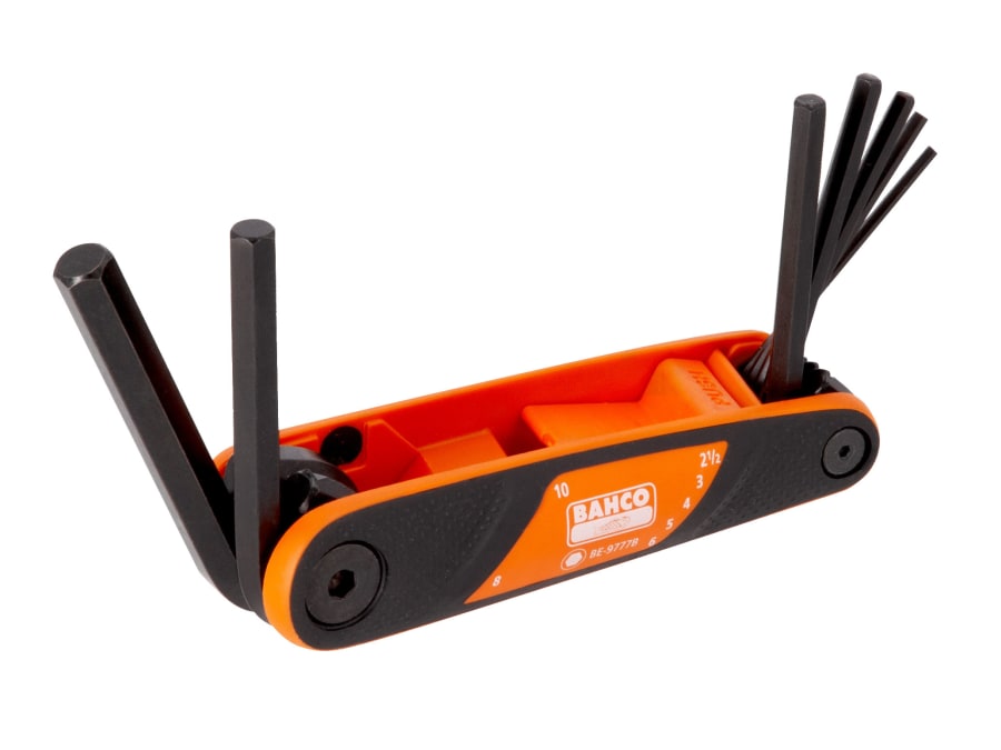 Bahco BE9777B 7 Piece Folding Hex Key Set