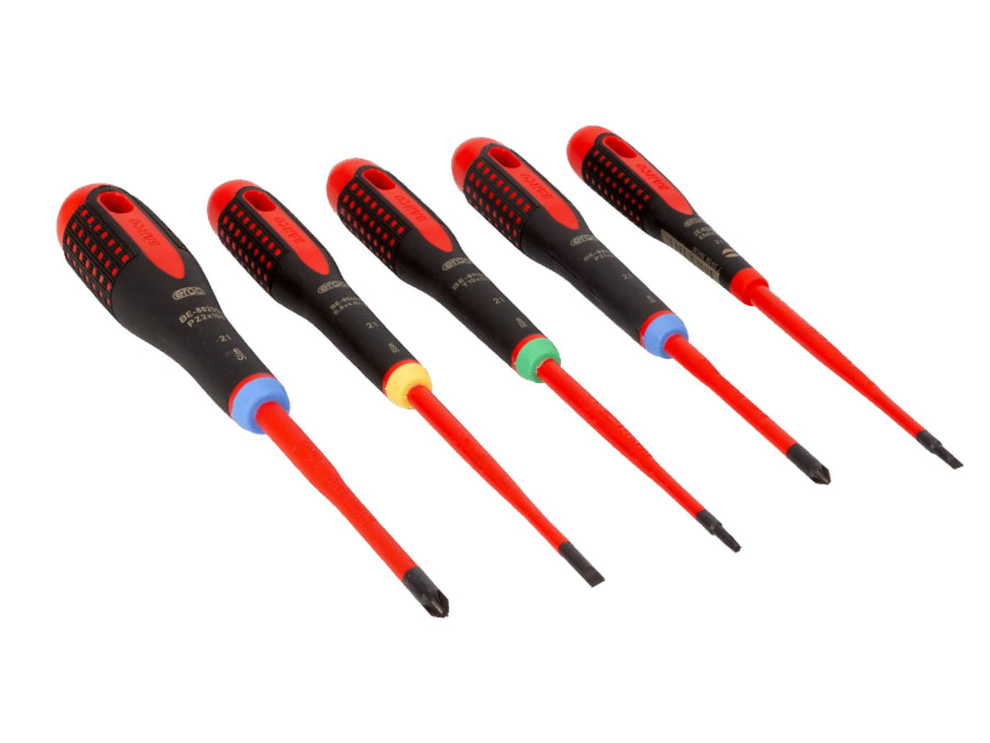 Bahco BE9872SL ERGO™ 5 Piece VDE Insulated Screwdriver Set