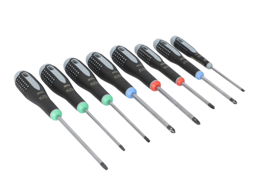 Bahco BE9872 ERGO™ 8 Piece Screwdriver Set