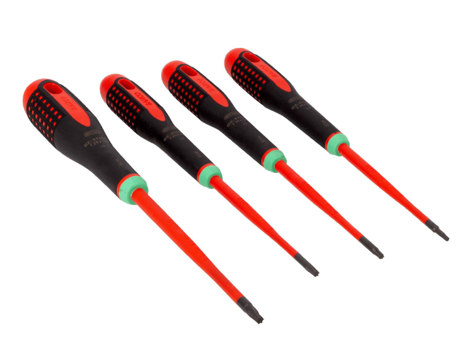 Bahco BE9880SL ERGO™ Slim VDE Insulated Screwdriver Set 4 Piece
