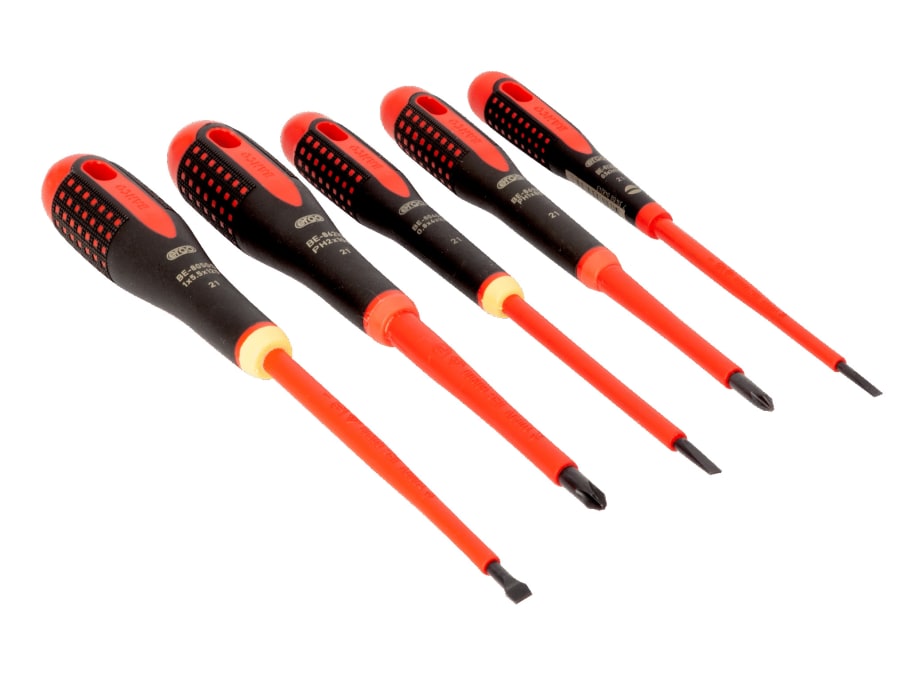 Bahco BE9881S ERGO™ VDE Insulated Screwdriver Set 5 Piece