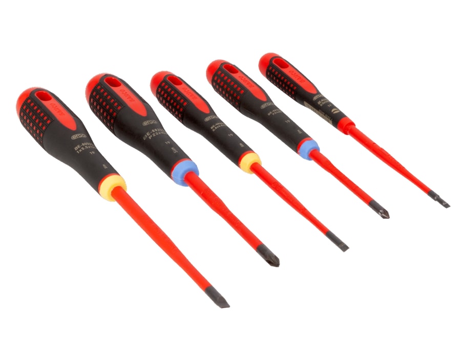 Bahco BE9882SL ERGO™ Slim VDE Insulated Screwdriver Set 5 Piece