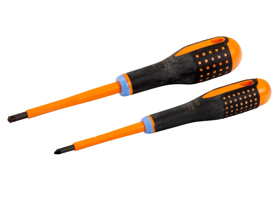 Bahco BE9890S ERGO™ VDE Insulated Screwdriver Set 2 Piece
