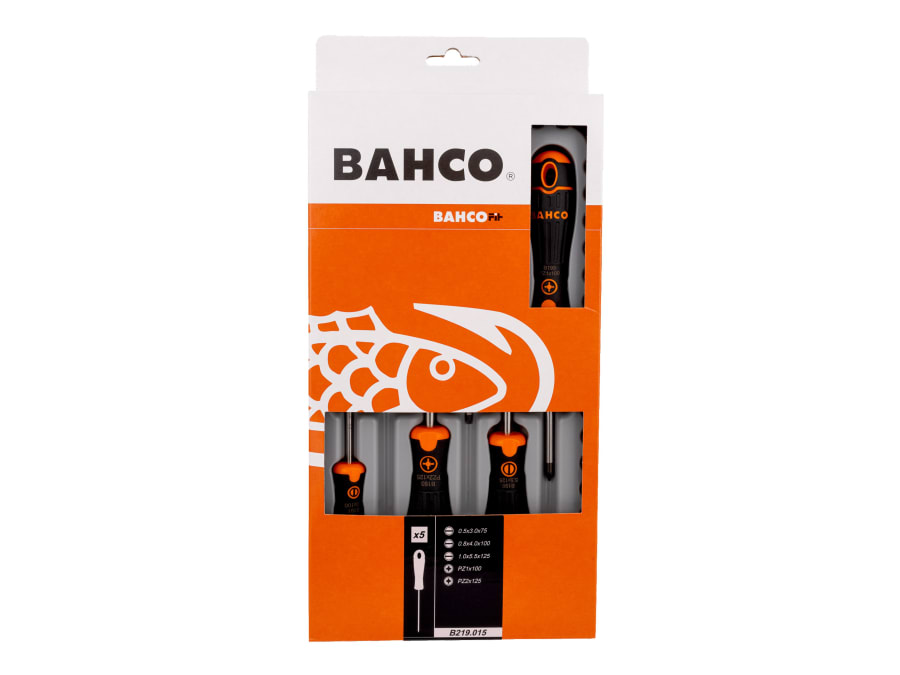 Bahco B219015 Screwdriver Set 5 Piece