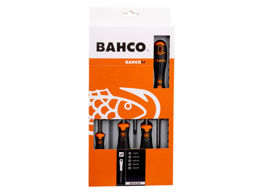 Bahco B219025 TORX Screwdriver Set 5 Piece