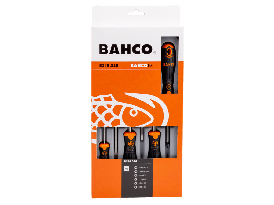 Bahco B219026 Screwdriver Set 6 Piece