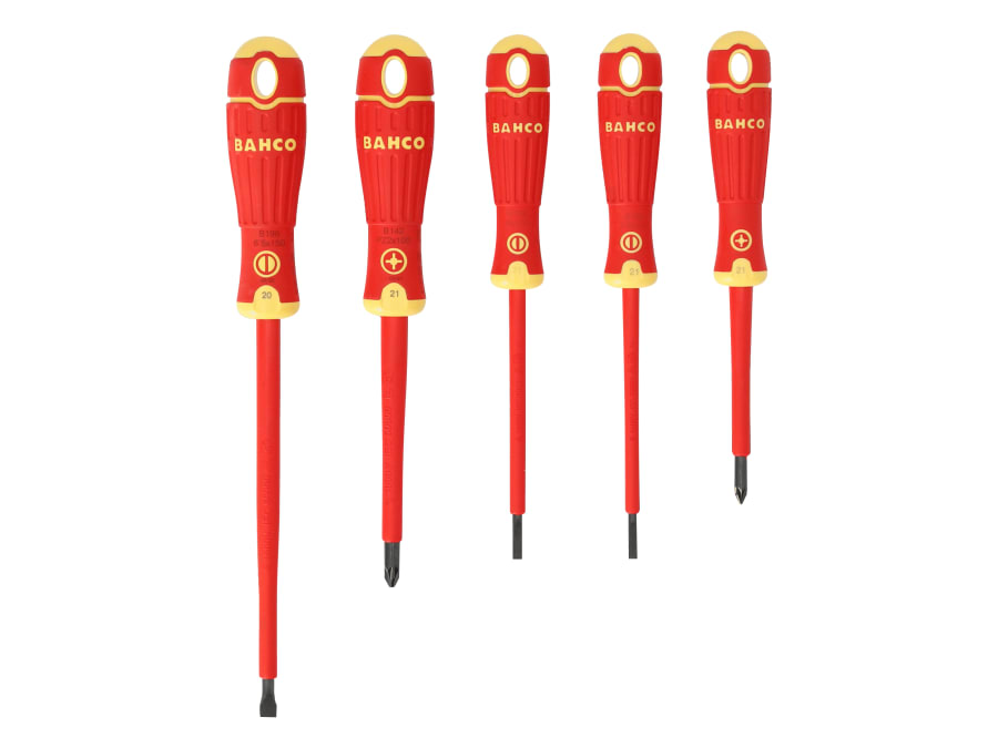 Bahco B220015 5 Piece Insulated Screwdriver Set