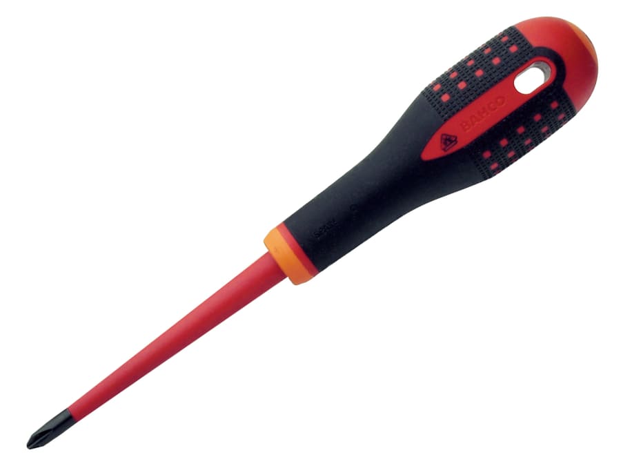 Bahco BE8620SL ERGO™ Slim VDE Insulated Phillips Screwdriver PH2 x 100mm