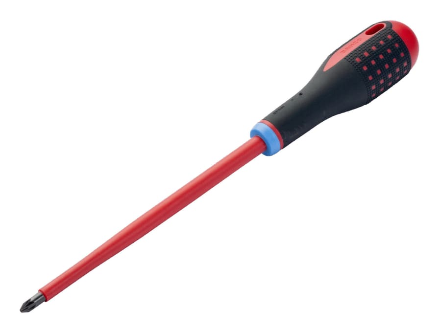 Bahco BE8811S ERGO™ VDE Insulated Pozi Screwdriver PZ1 x 80mm