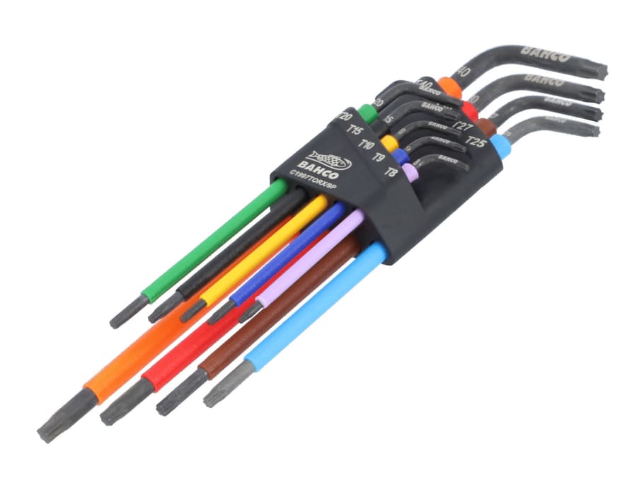 Bahco C1997TORX9P 9 Piece Coloured L-Key Set