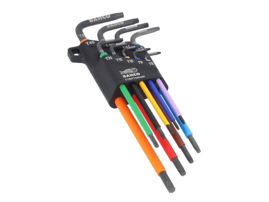 Bahco C1997TORX9P 9 Piece Coloured L-Key Set