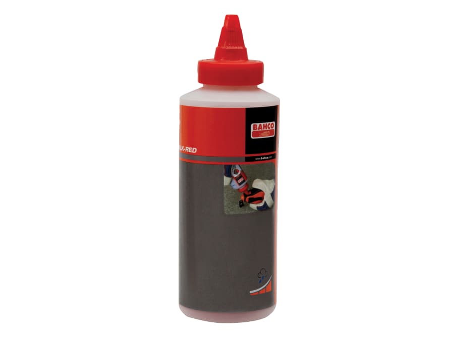 Bahco CHALKRED Marking Chalk Pour Bottle Red