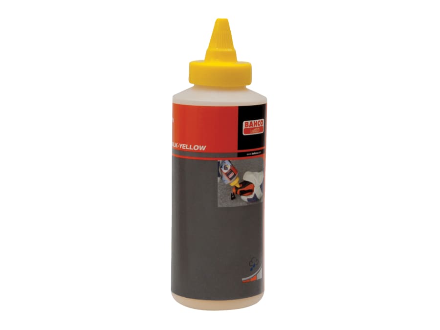 Bahco CHALKYELLOW Marking Chalk Pour Bottle Yellow