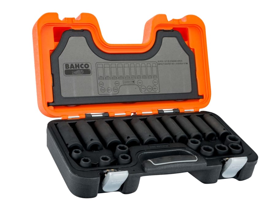 Bahco DDDS20 1/2in Drive Impact Socket Set 20 Piece