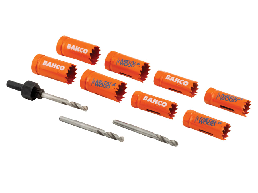 Bahco 3834CP2025 Bi-Metal Holesaw Set 11 Piece