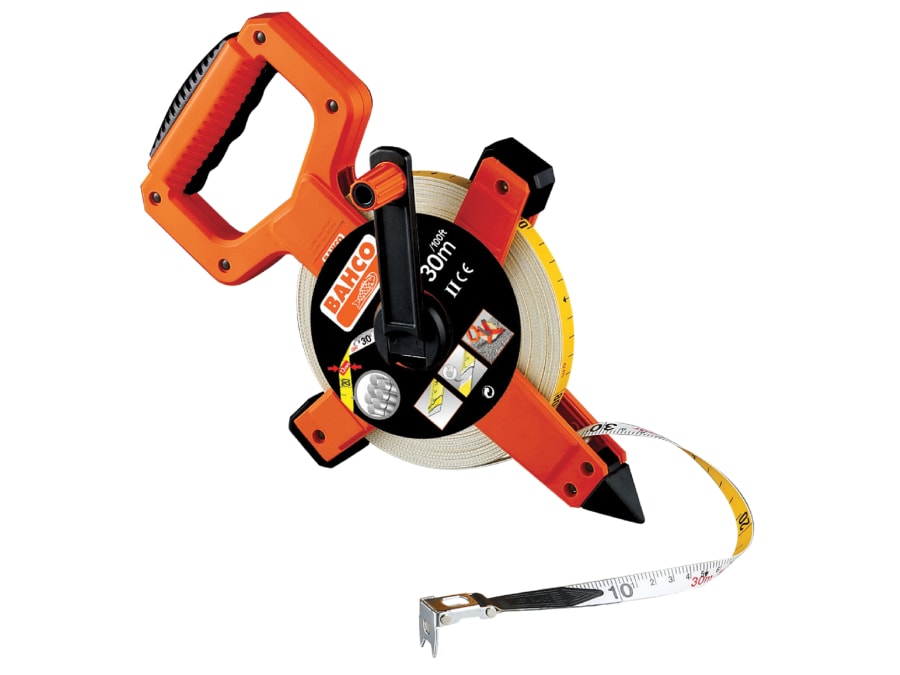 Bahco LTS100E 100m Fibreglass Tape Measure