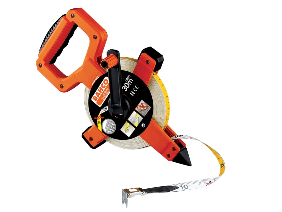 Bahco LTS50E 50m Fibreglass Tape Measure