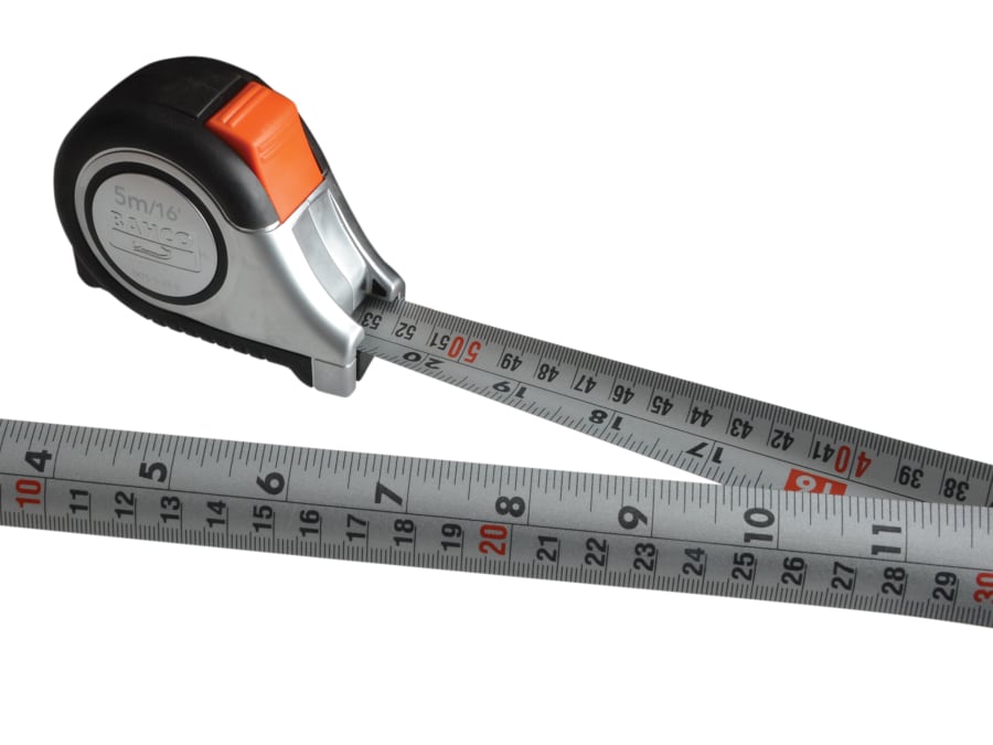 Bahco MTS525E 5m x 25mm Magnetic Tip Auto Pocket Tape