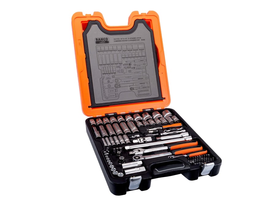 Bahco S103 103 Piece Socket & Spanner Set