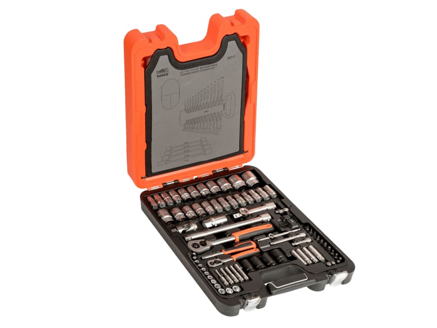 Bahco S877 94 Piece Socket and Spanner Set