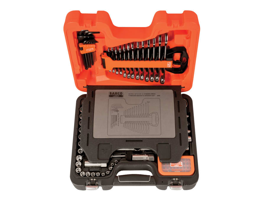 Bahco S95 95 Piece 1/4in & 1/2in Drive Socket & Mech Set