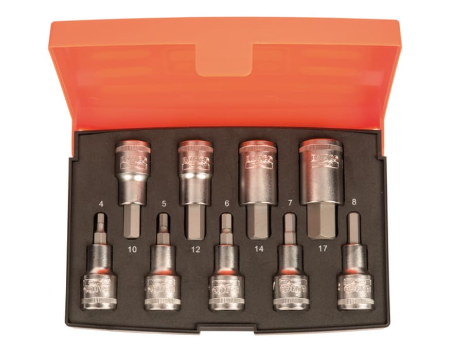Bahco S9HEX 1/2in Drive Socket Set 9 Piece