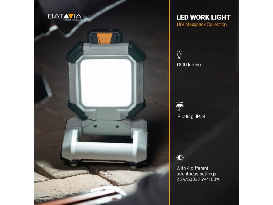 Batavia 7064212 MAXXPACK 18V LED Work Light Bare Unit
