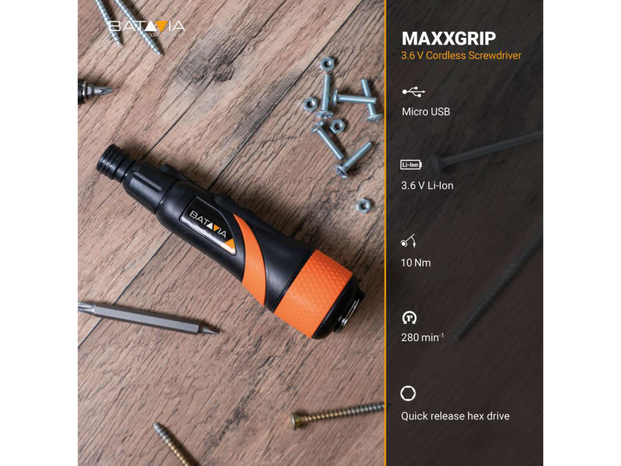 Batavia 7064284 3.6V MAXXGRIP Screwdriver