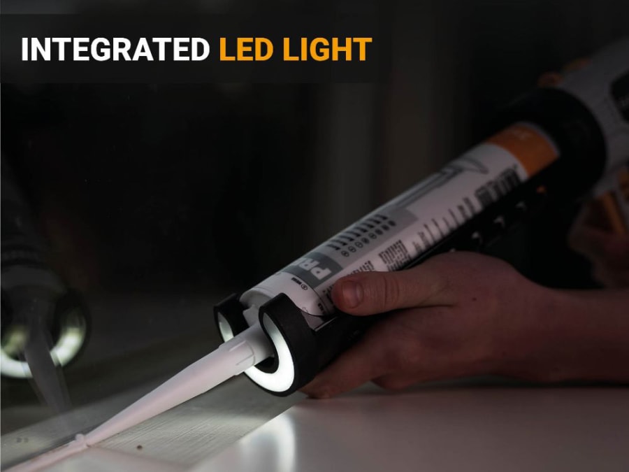 Batavia 7064347 MAXXPUSH Caulking Gun with LED Light