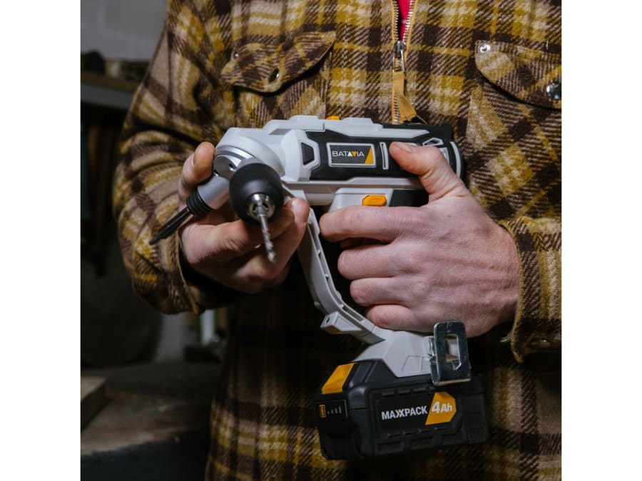 Batavia 7064360 MAXXPACK 18V Twin Drill & Screwdriver with 1 × 2.0Ah Battery