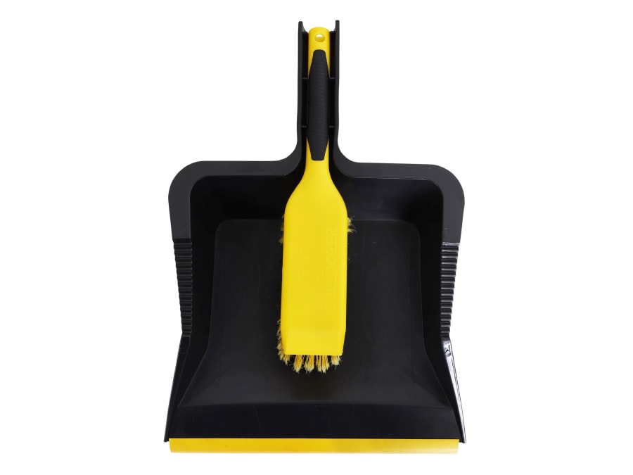 Bulldozer HQ8015BY Dustpan and Brush Set