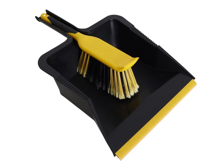 Bulldozer HQ8015BY Dustpan and Brush Set
