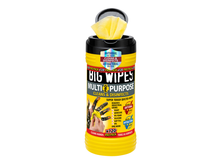 Big Wipes 24120000 Multi-Purpose Pro+ Antiviral Wipes