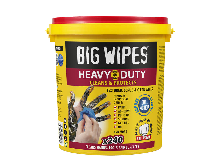 Big Wipes 24270000 Heavy-Duty PRO+ Wipes Bucket of 240