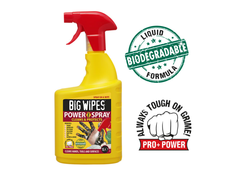 Big Wipes 24480000 Power Spray Pro+ Cleaning Formula 1L