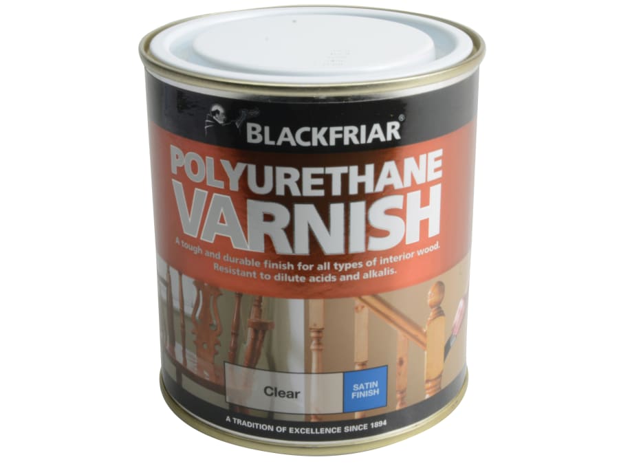 Blackfriar BF0230002E1 Polyurethane Varnish Clear Satin 500ml