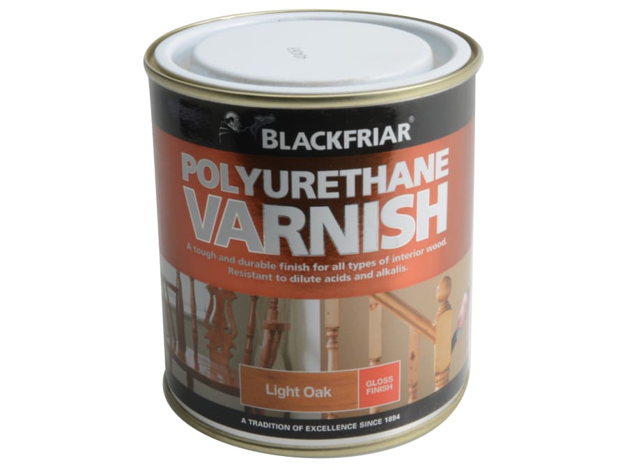 Blackfriar BF0250003E1 P40 Light Oak Gloss Polyurethane Varnish 500ml