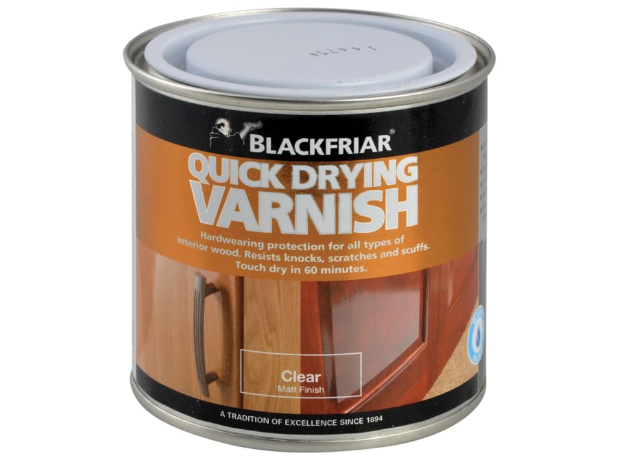 Blackfriar BF0270003E1 Quick Drying Duratough Interior Varnish Clear Matt 500ml