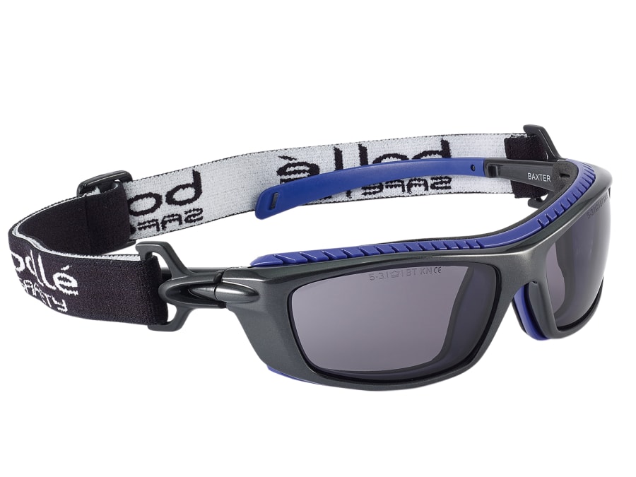 Bolle Safety BAXPSF Safety Goggles-Smoke