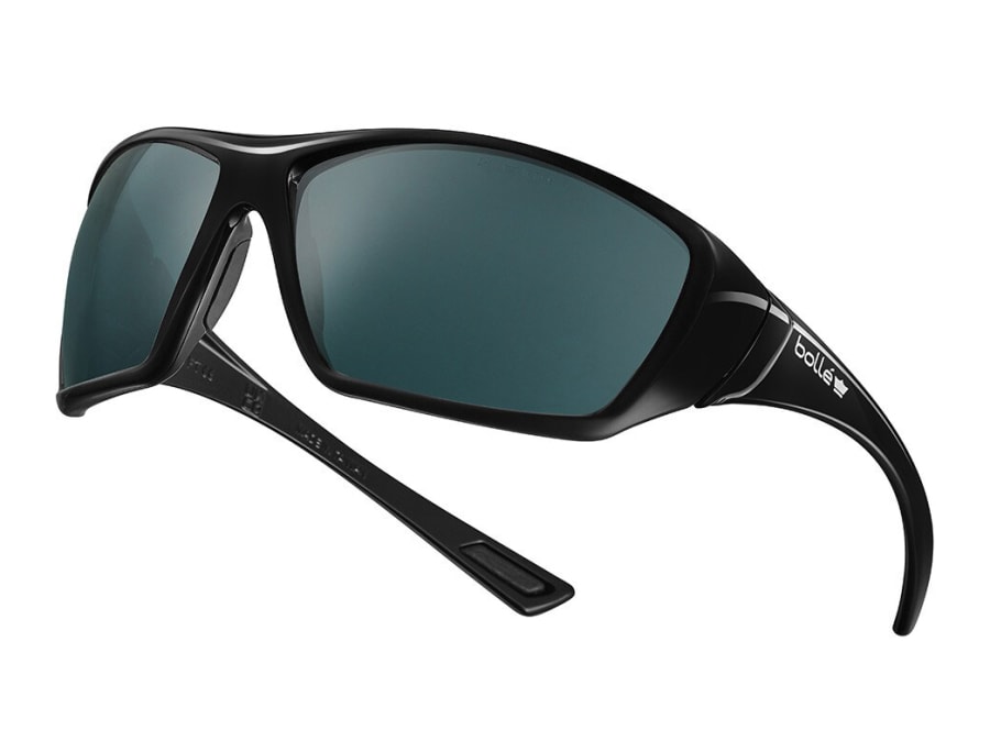 Bolle Safety HUSTLN51E Hustler Safety Glasses-Smoke Polarized