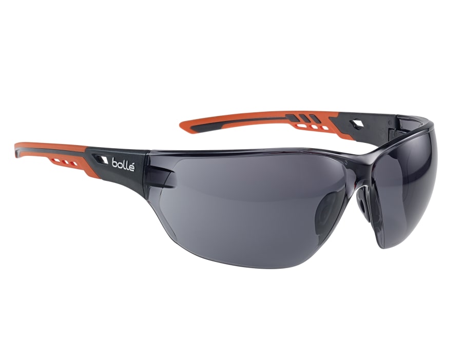 Bolle Safety NESSPPSF Platinum Safety Glasses-Smoke