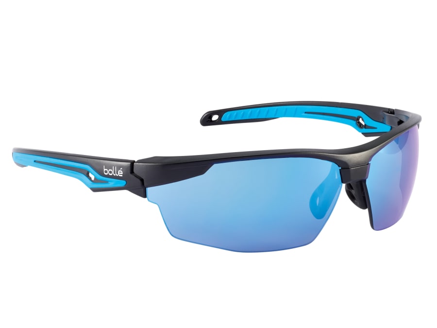 Bolle Safety TRYOFLASH Safety Glasses-Blue Flash